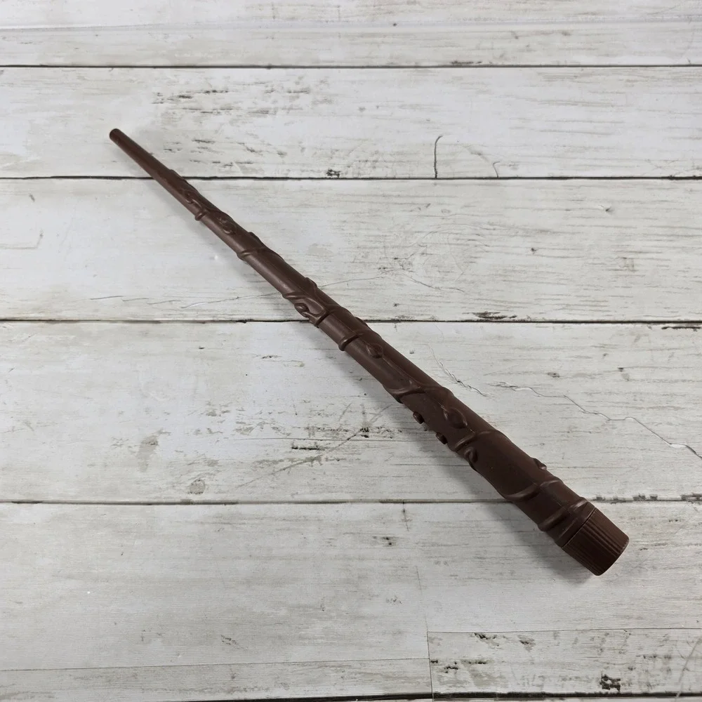 Harry Potter Hermione Granger Light Up Wand Brown Vine Design Cosplay Prop Toy